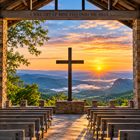 Pretty Place Chapel Cross Over Mountains